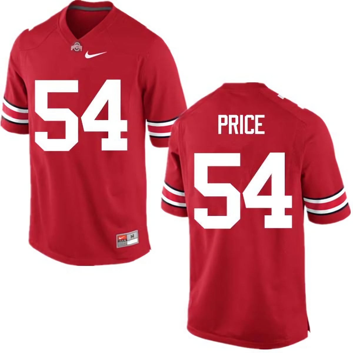 Billy Price Ohio State Buckeyes Men's NCAA #54 Nike Red College Stitched Football Jersey OHR7656MW